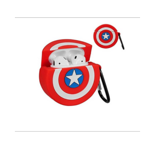 Captain America Avengers - for Airpods Cartoon Silicone Carrying Case